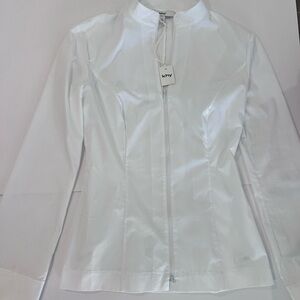 Khy White Zip-Up Jacket